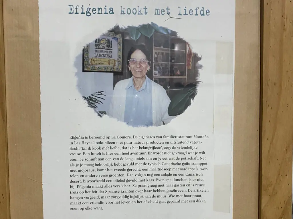 Efigenia kookt met liefde