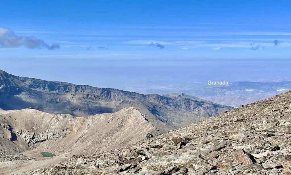 Granada vanaf de Mulhacén