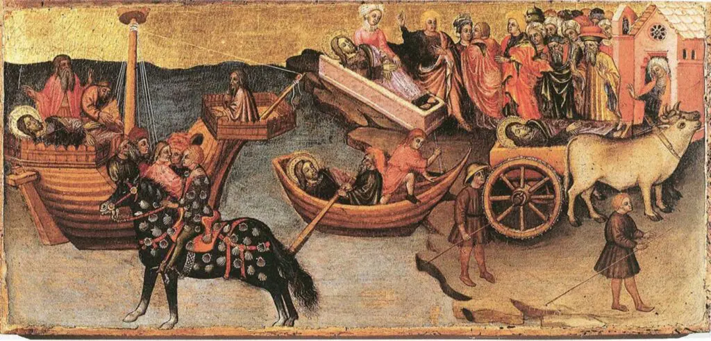 Translatio en aankomst van de Apostel Jacob