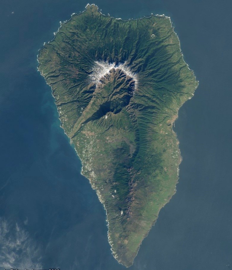 La Palma satelietfoto