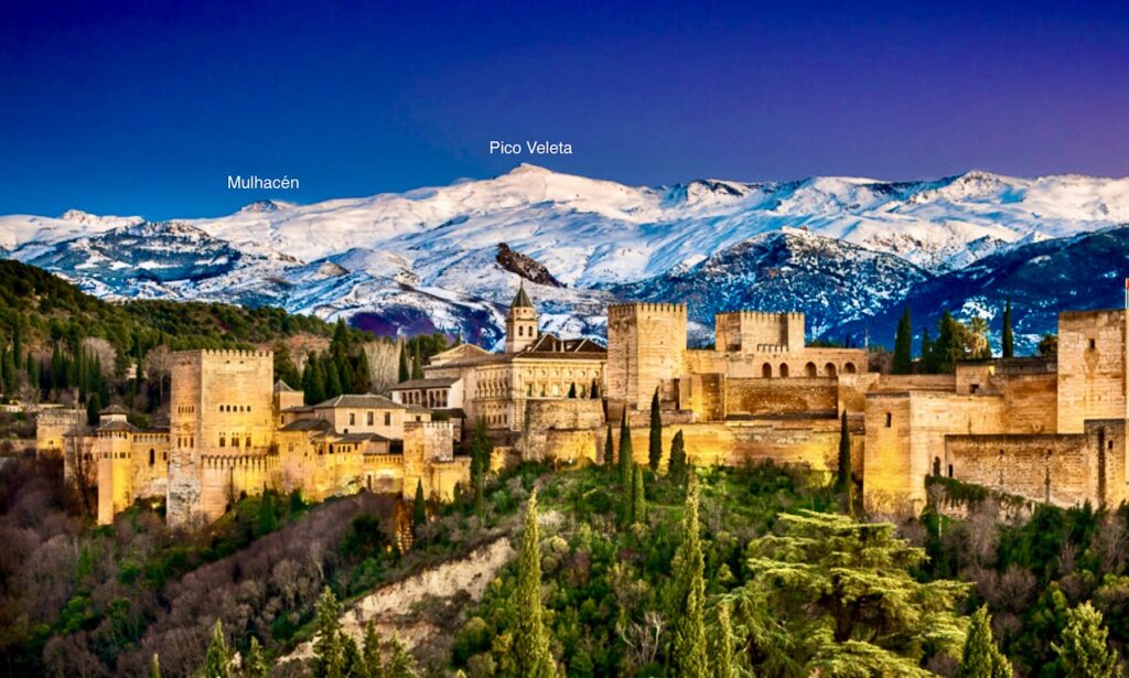 Mulhacén-Granada-Alhambra